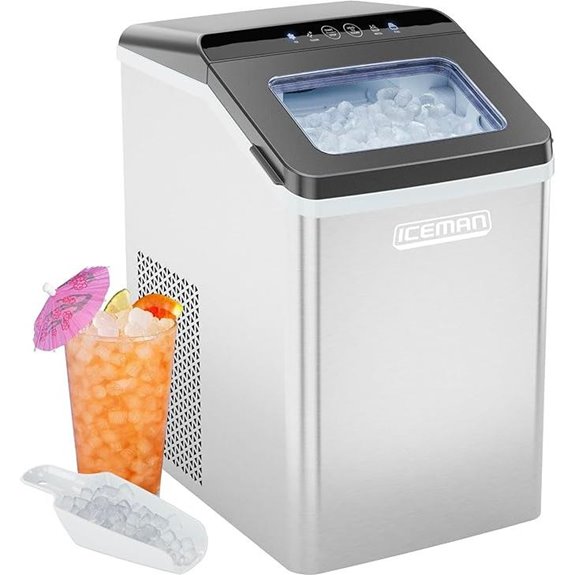 Iceman Pebble Countertop Nugget Ice Maker