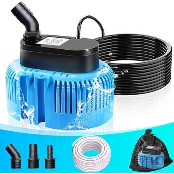 DeeprBetter Pool Cover Pump 850 GPH Submersible Water