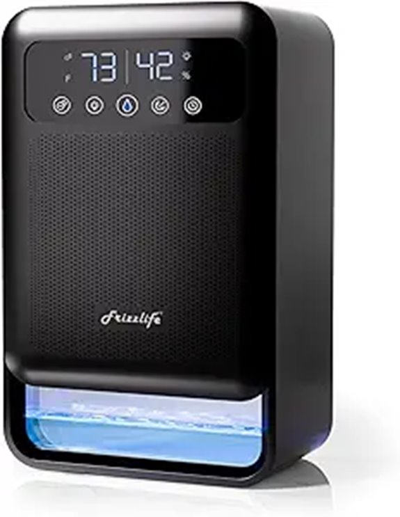 Frizzlife Air Dehumidifier with Purifying and LED Light