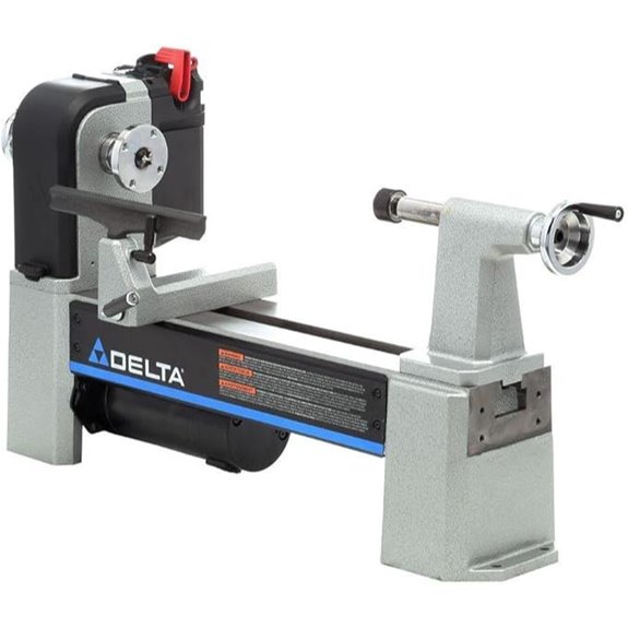 Delta Industrial 46-460 12-1/2-inch Variable-Speed MIDI Lathe Gray