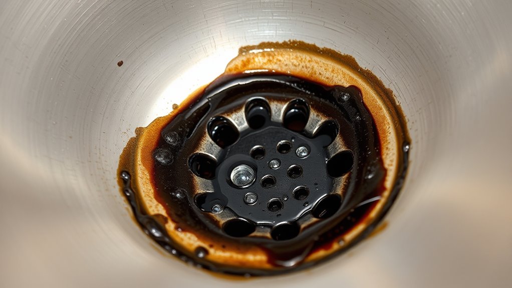 detect sink biofilm signs