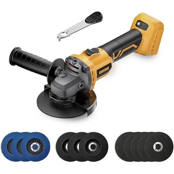 Brushless Angle Grinder Kit for Dewalt 20V 6 Variable Speed