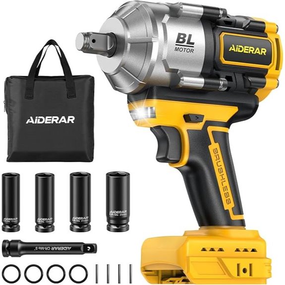 DeWalt 20V Impact Wrench 1500Nm 3-Speed No Battery