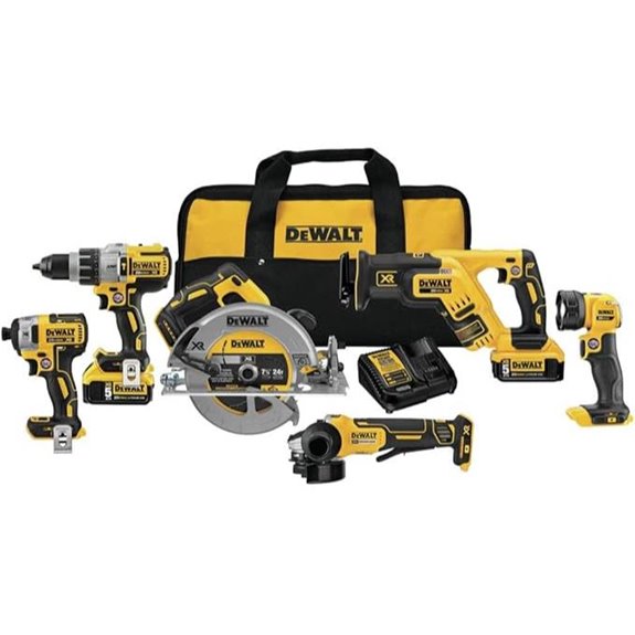 DEWALT 20V MAX* Cordless Drill Combo Kit 6-Tool (DCK695P2)