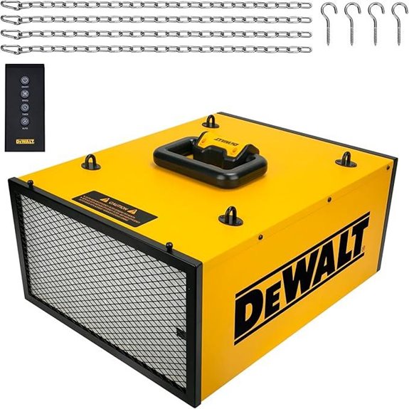 DeWALT Ceiling Dust Collector with Remote Control