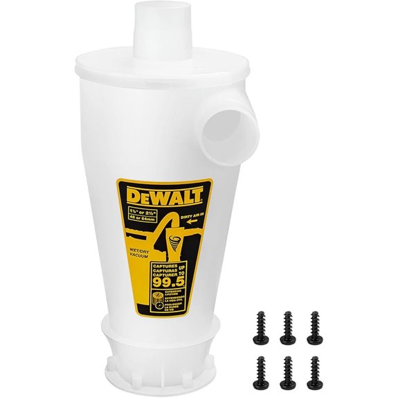 Dewalt Dust Separator for Wet/Dry Shop Vacuums