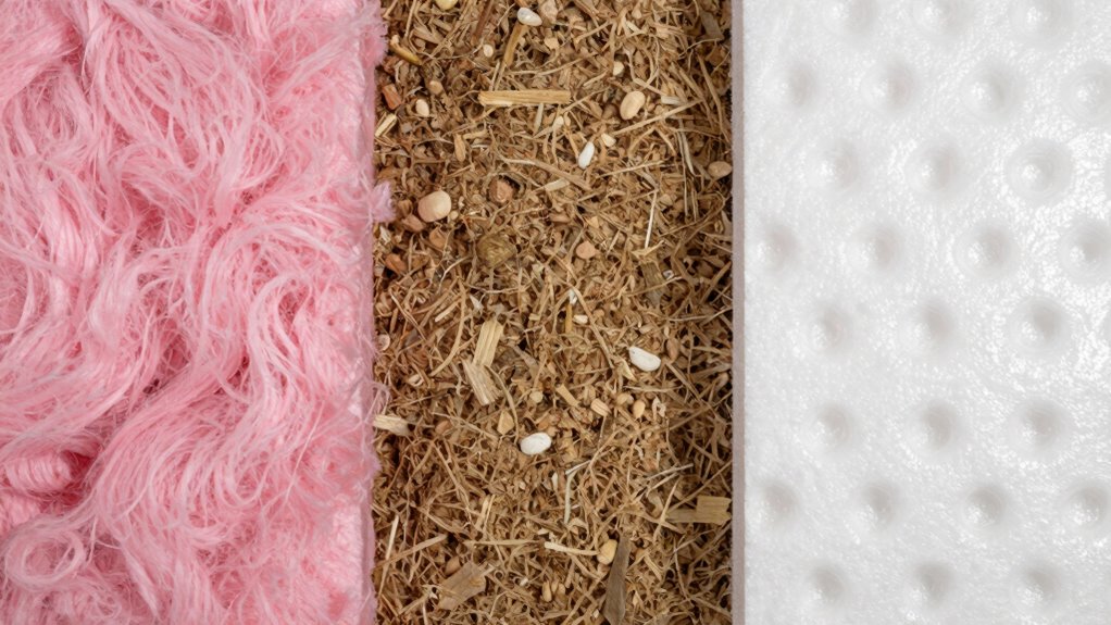 different insulation material options