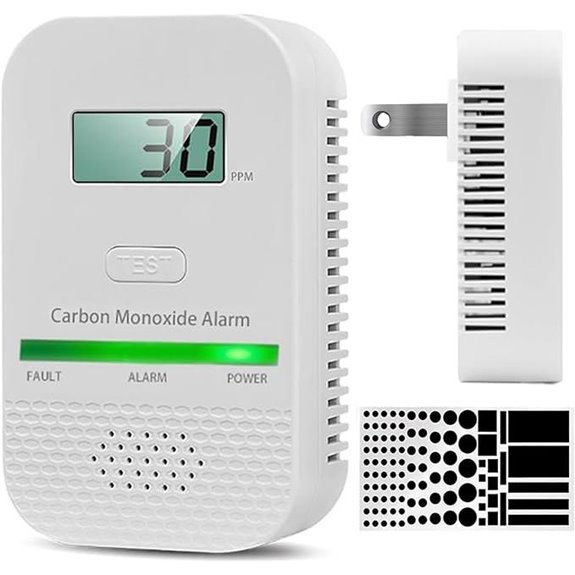 digital carbon monoxide alarm