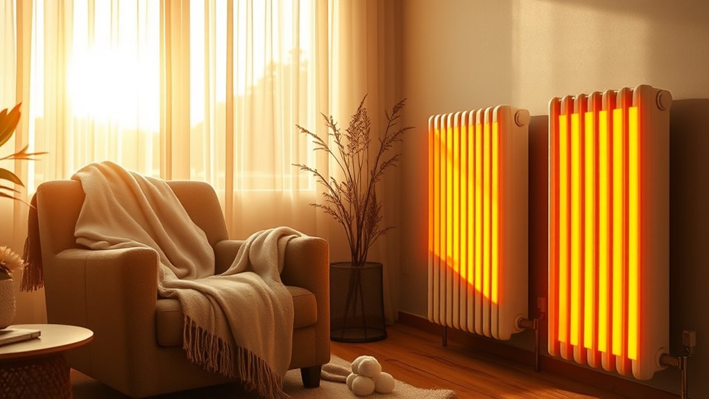 direct skin warmth sensation