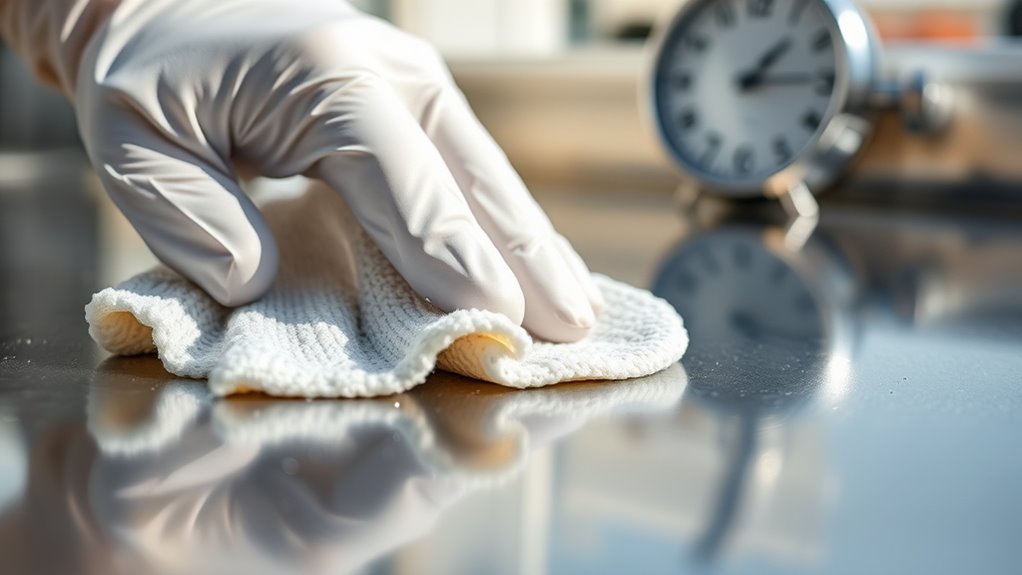 disinfectant contact time importance