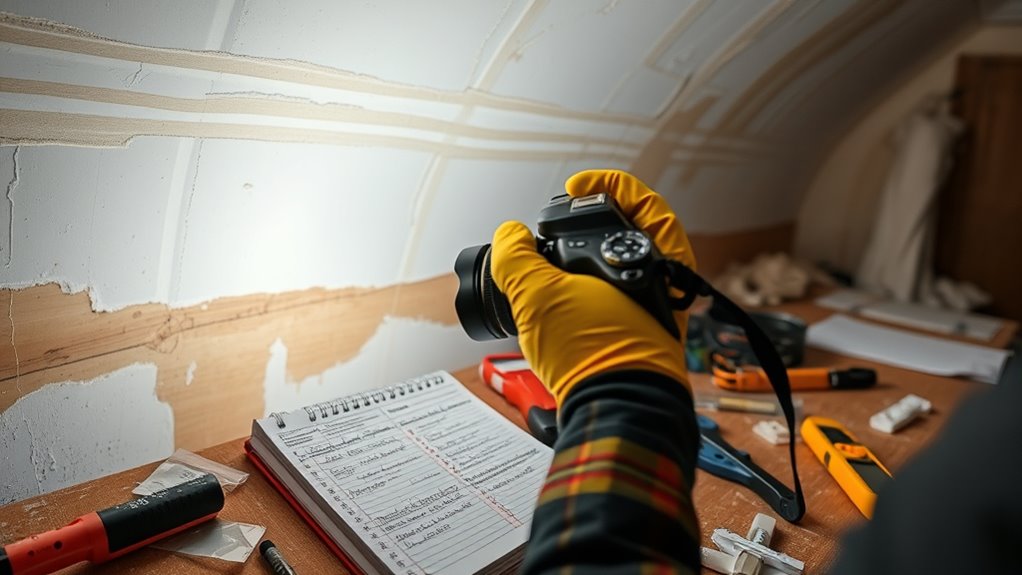 document water damage thoroughly