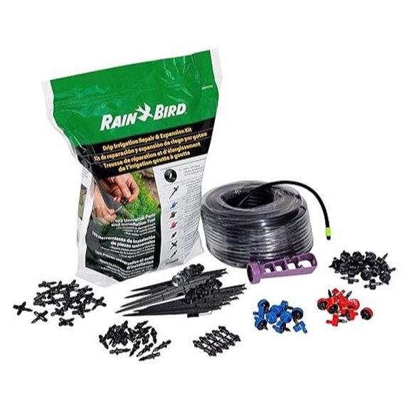 Rain Bird DRIPKITBAG Drip Irrigation Repair and Expansion Kit