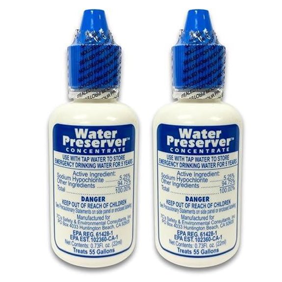 Water Preserver for 55-Gallon Water Tank (2 Pack)
