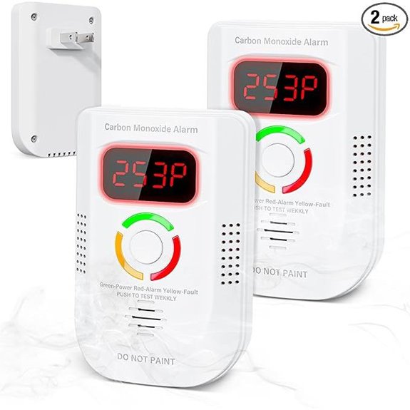 dual carbon monoxide detectors