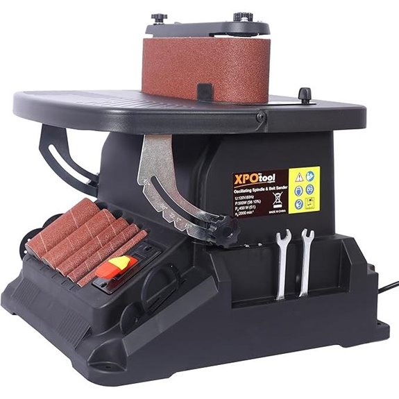 2-in-1 Wood Sander with Spindle and Belt