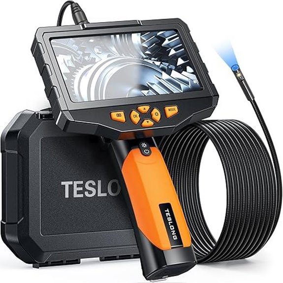 Teslong Dual Lens Endoscope Camera 16.5FT Waterproof