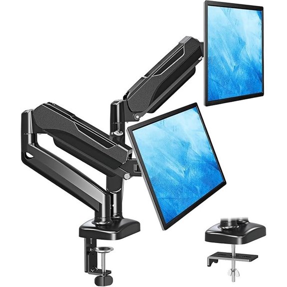 MountUp Dual Monitor Stand for 2 Screens