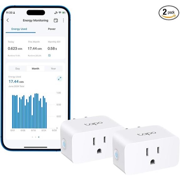 TP-Link Tapo Smart Wi-Fi Plug (2-Pack)