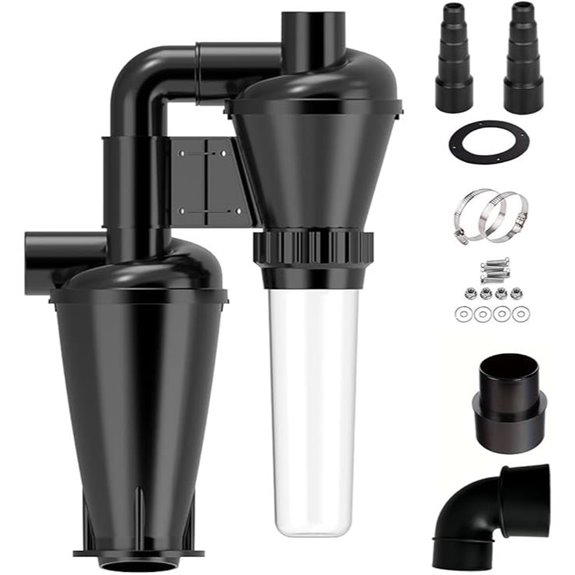 Cyclone Dust Collector with Double Filtration System