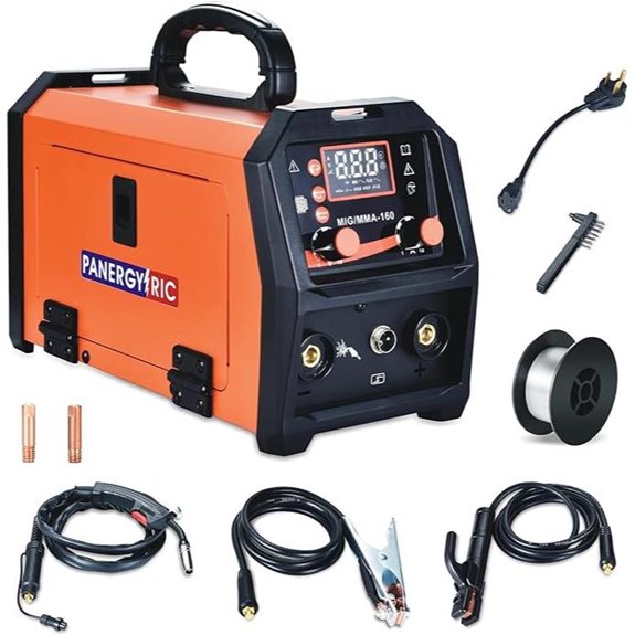 160A Dual Voltage MIG Welder with Digital Display