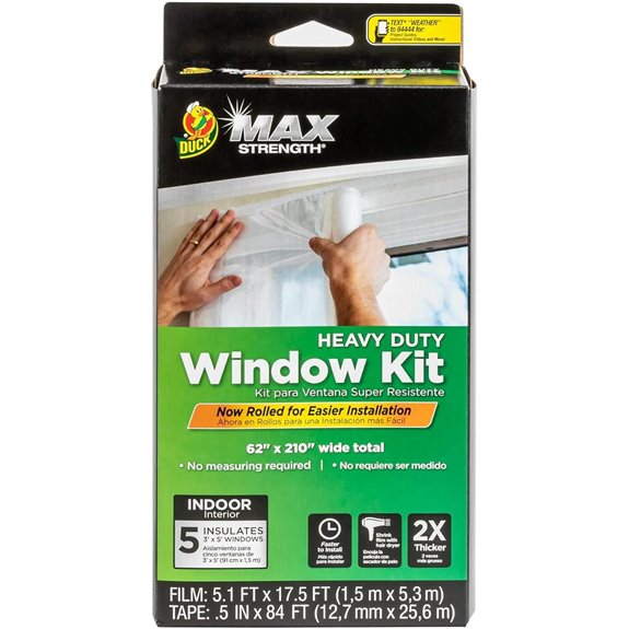Duck MAX Window Insulation Kit with Tape 62x210