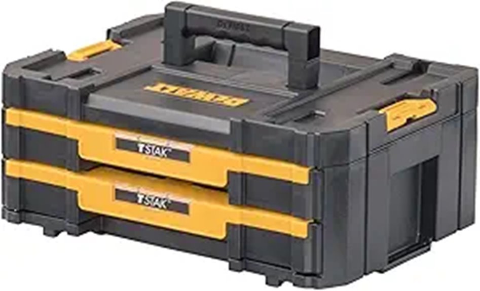 DEWALT TSTAK Tool Storage with Double Drawers