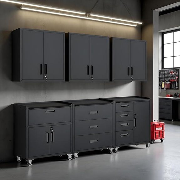 Heavy Duty Garage Storage Cabinets (6pcs Set)