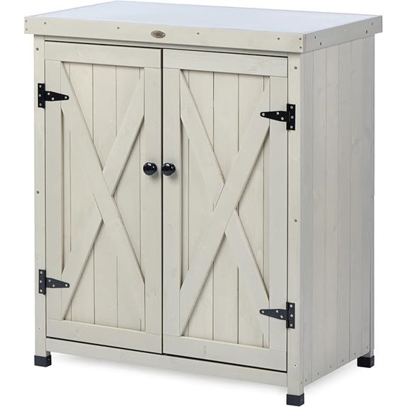 Weatherproof Outdoor Storage & Potting Workstation