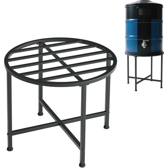 Heavy-Duty Stainless Steel Rain Barrel Stand