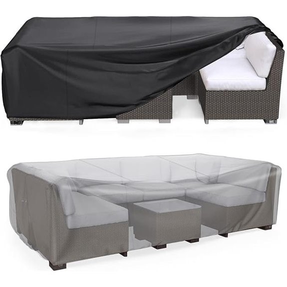 Heavy Duty Waterproof Patio Furniture Cover Set
