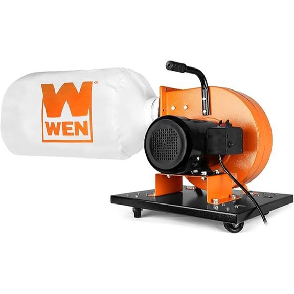 WEN Dust Collector with 15-Gallon Bag and Base