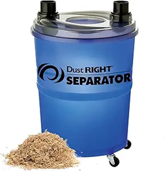 Dust Right Dust Separator with Flex-Form Hose