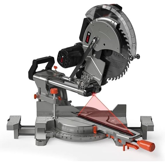 DWT 12 Compound Miter Saw with Laser and Extensions