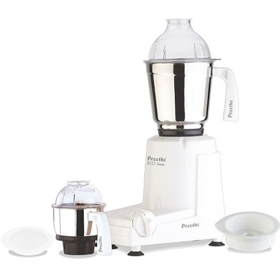 Preethi Eco Twin Jar Mixer Grinder 550-Watt