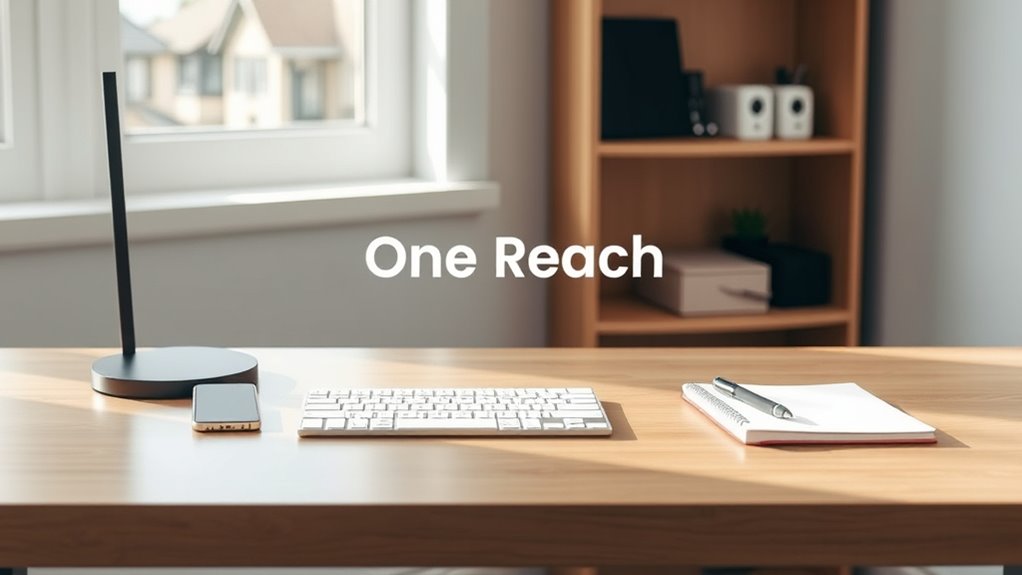 efficient clutter free workspace organization