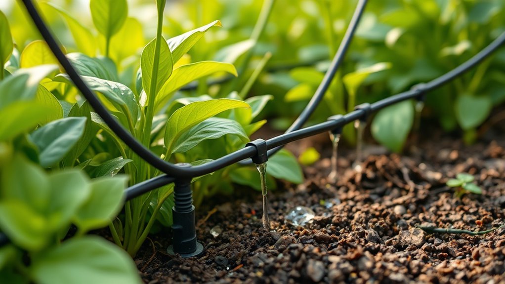 efficient watering and monitoring