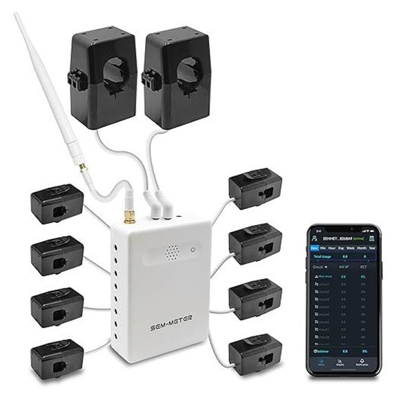 Smart Home Energy Monitor with 8 Sensors
