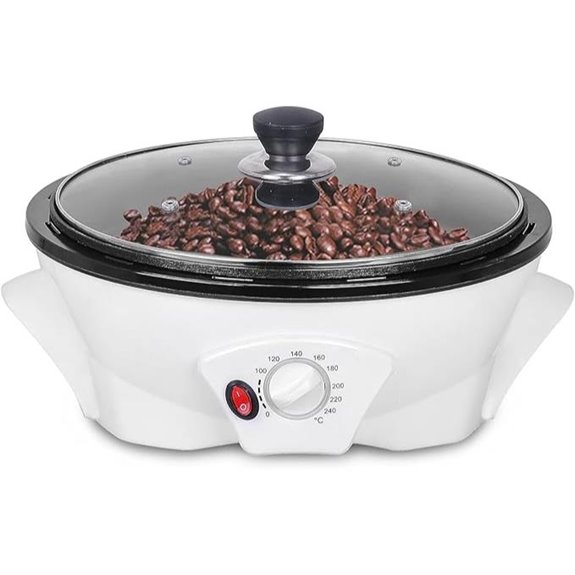 JIAWANSHUN Electric Coffee Roaster 1.1lb Capacity