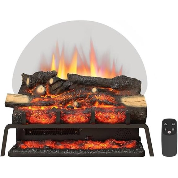 LegendFlame 23 Electric Fireplace Log Set with Remote