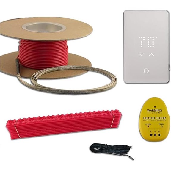Electric Radiant Floor Heating Kit with Thermostat