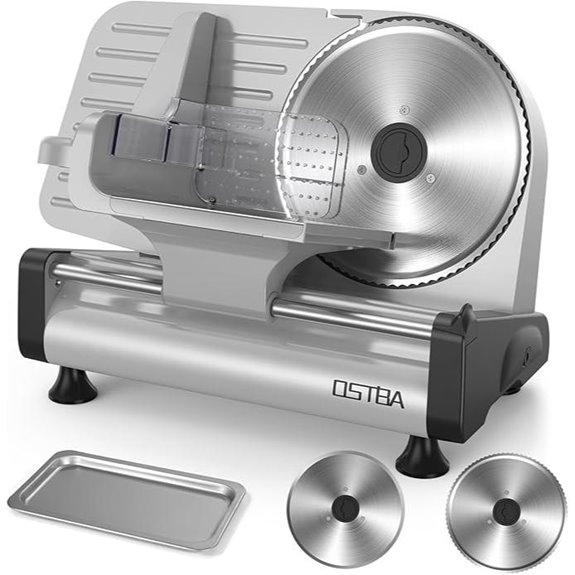 OSTBA Electric Food Slicer with Adjustable Thickness