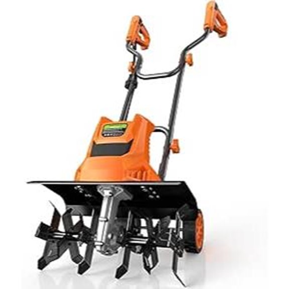 Electric Garden Tiller 1800W with Steel Tines