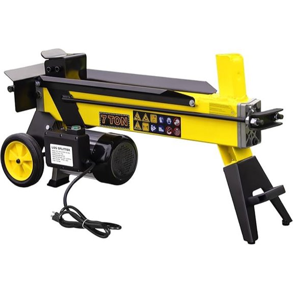 7 Ton Electric Log Splitter for Home & Outdoor Use