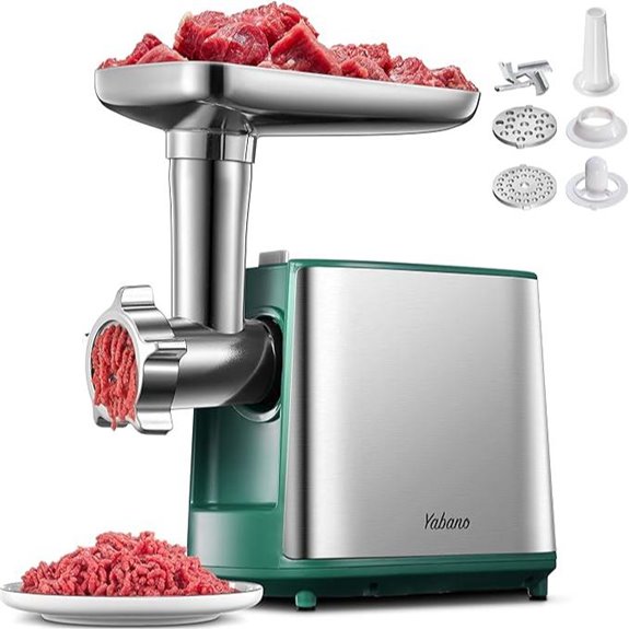 Electric Meat Grinder with Sausage & Kubbe Kit