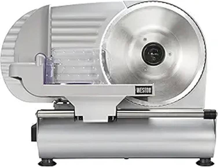 Weston Electric Meat Slicer with Adjustable Thickness