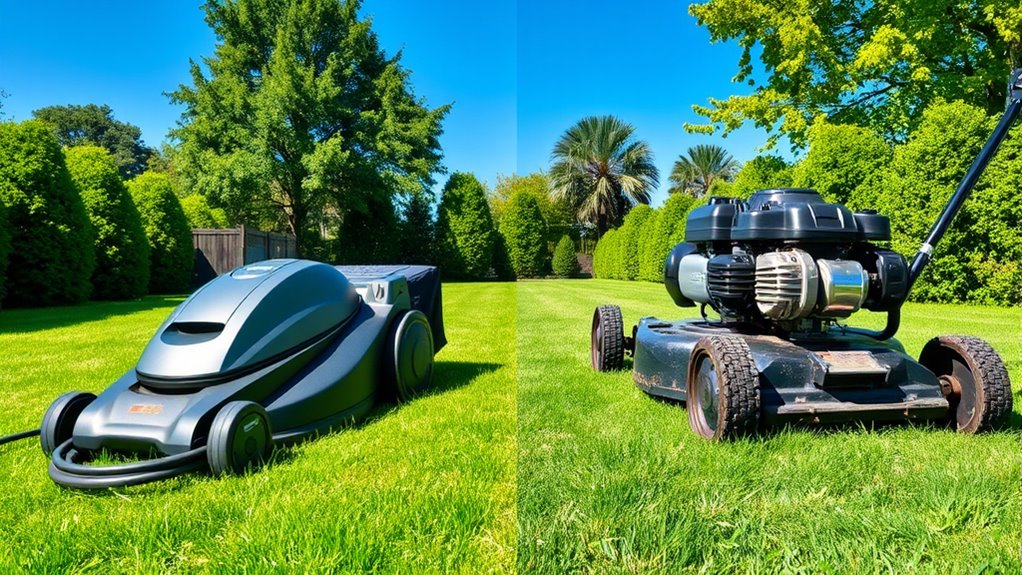 electric mower battery life