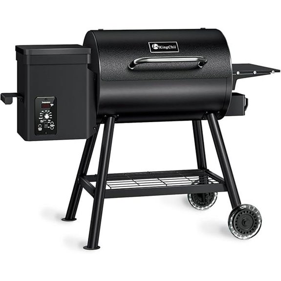 KingChii Electric Pellet Grill & Smoker with PID Control