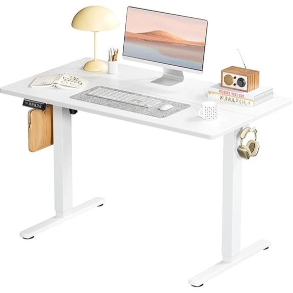 Smug Electric Standing Desk 40x24 Height Adjustable