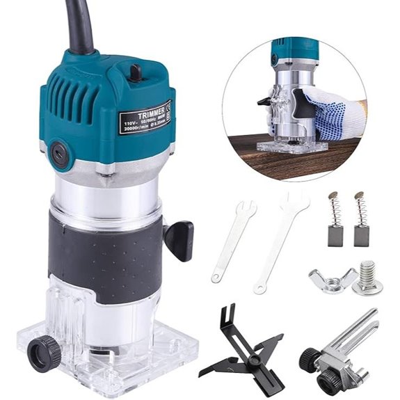 Wood Router Electric Hand Trimmer for Carving and Slotting