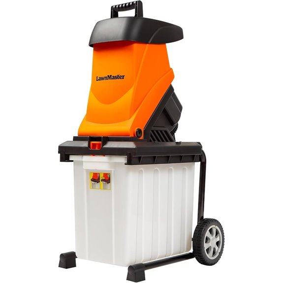 LawnMaster Electric Wood Chipper with Collection Bin